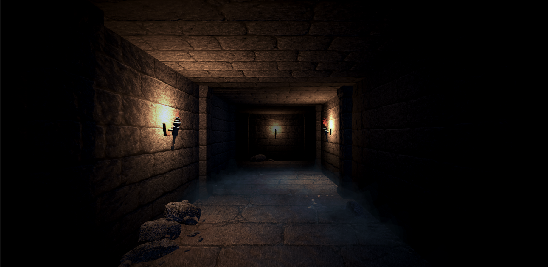 Dark flooded ruins in Halls of Jötunn